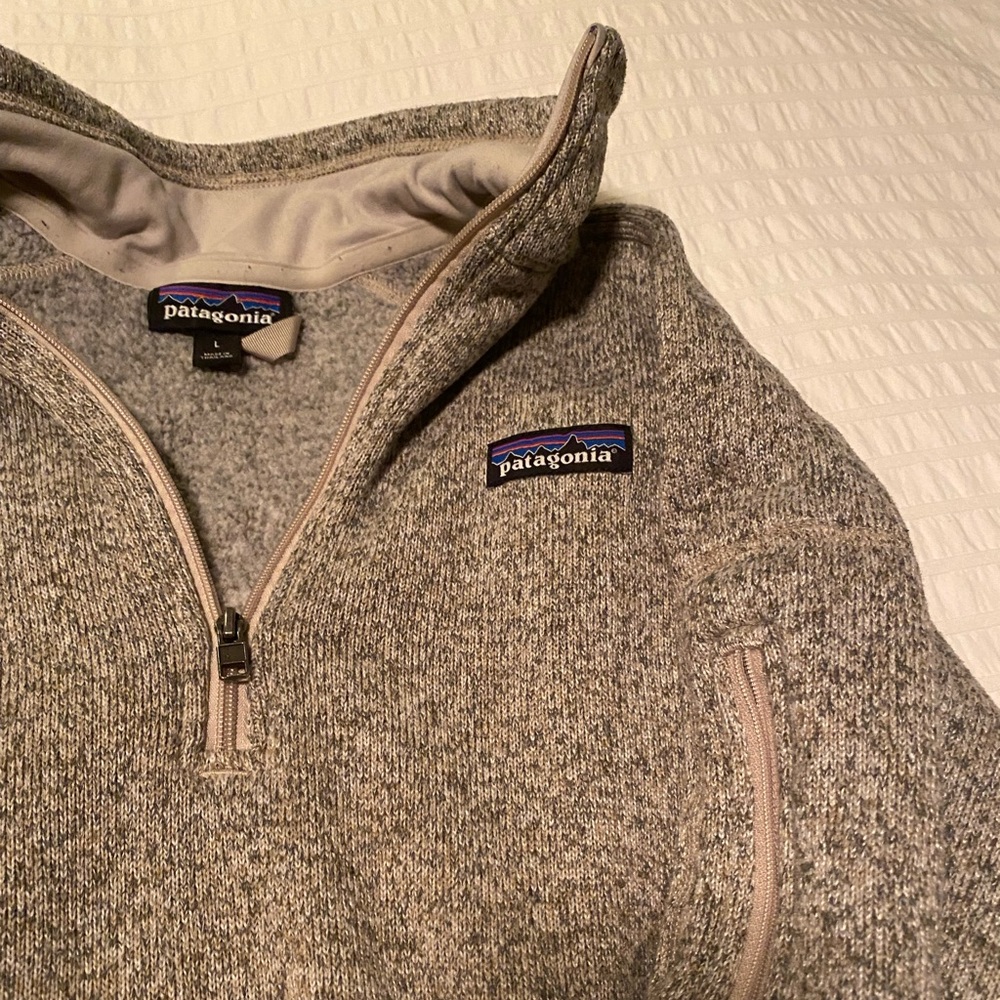 Patagonia Better Sweater 1/4 Zip Pullover, Size Large